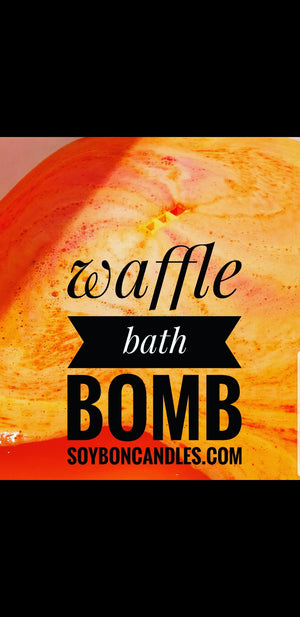 Waffle bath bombs